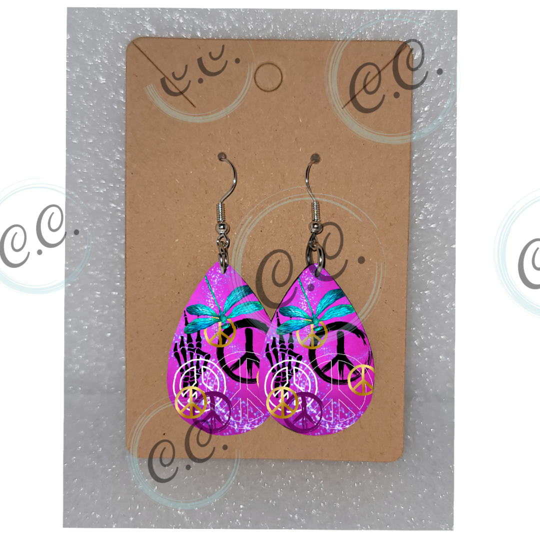 Teardrop Earrings-Claudiafly