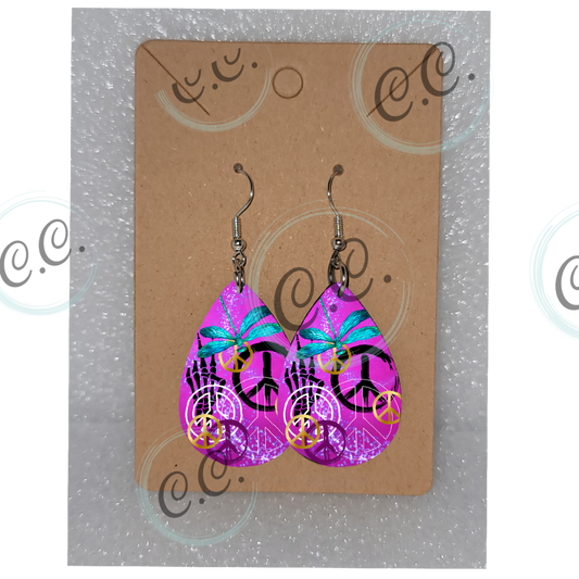 Teardrop Earrings-Claudiafly