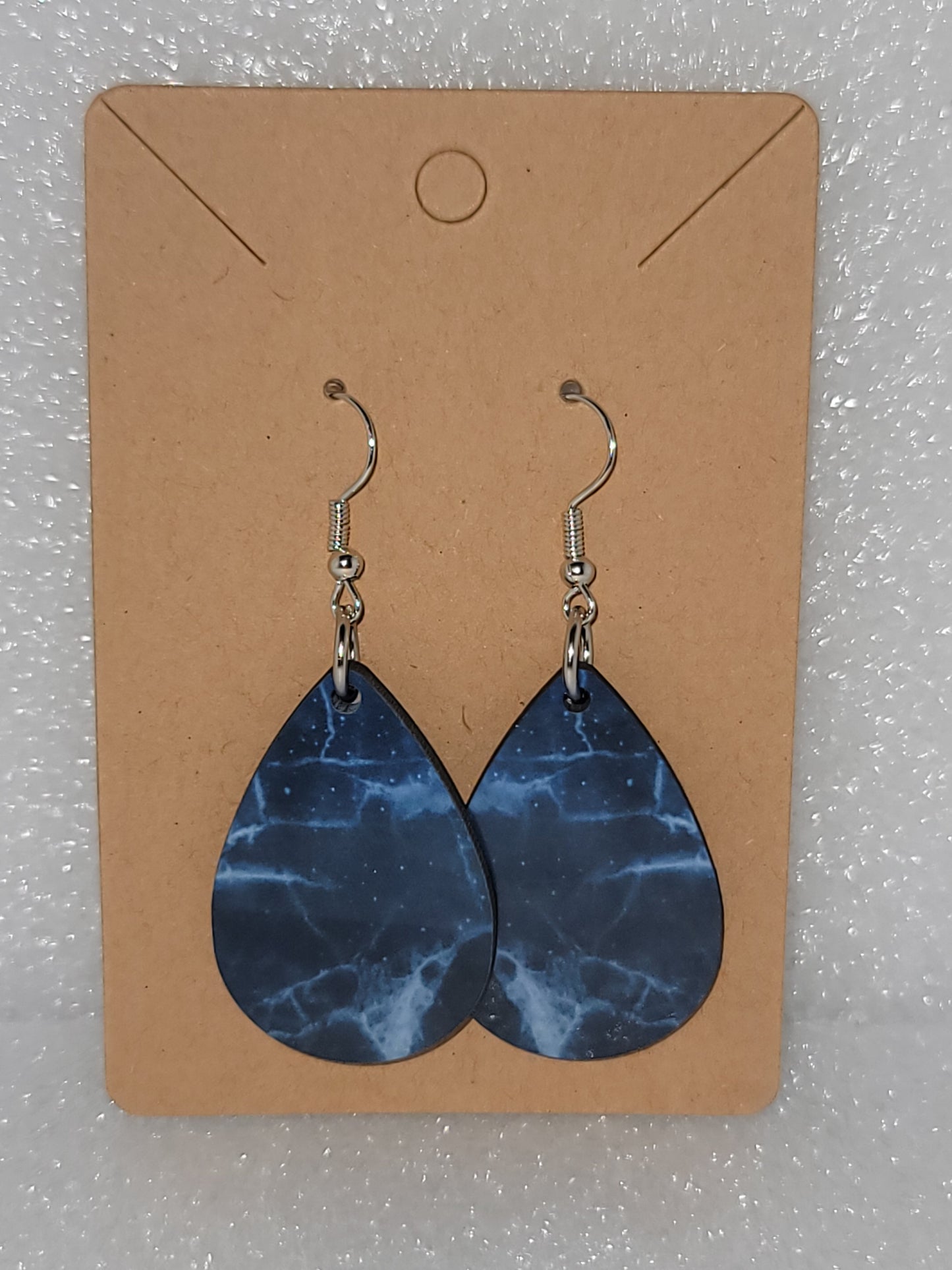 Teardrop Earrings-Midnight Swim